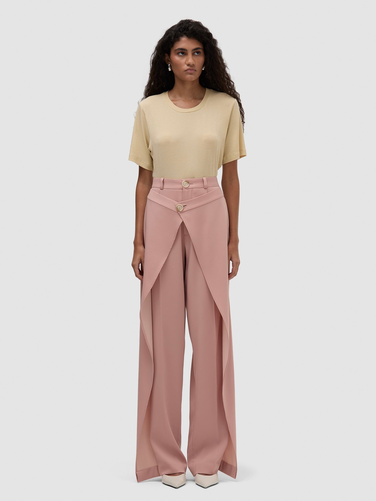 Aya Trousers - Soft Pink – Bouguessa