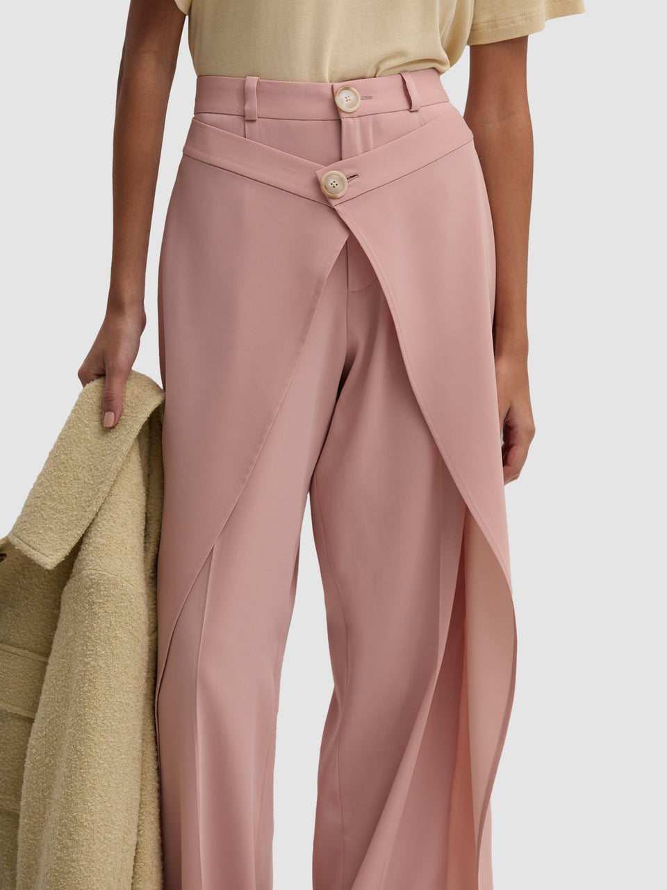 AY by AYLA Girls Nylon Cargo Trousers in Pink