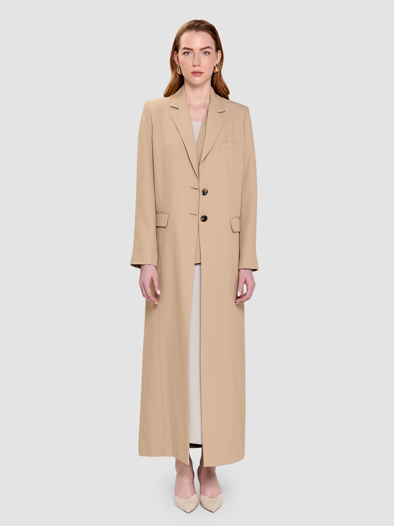 Jhana Long Blazer - Camel