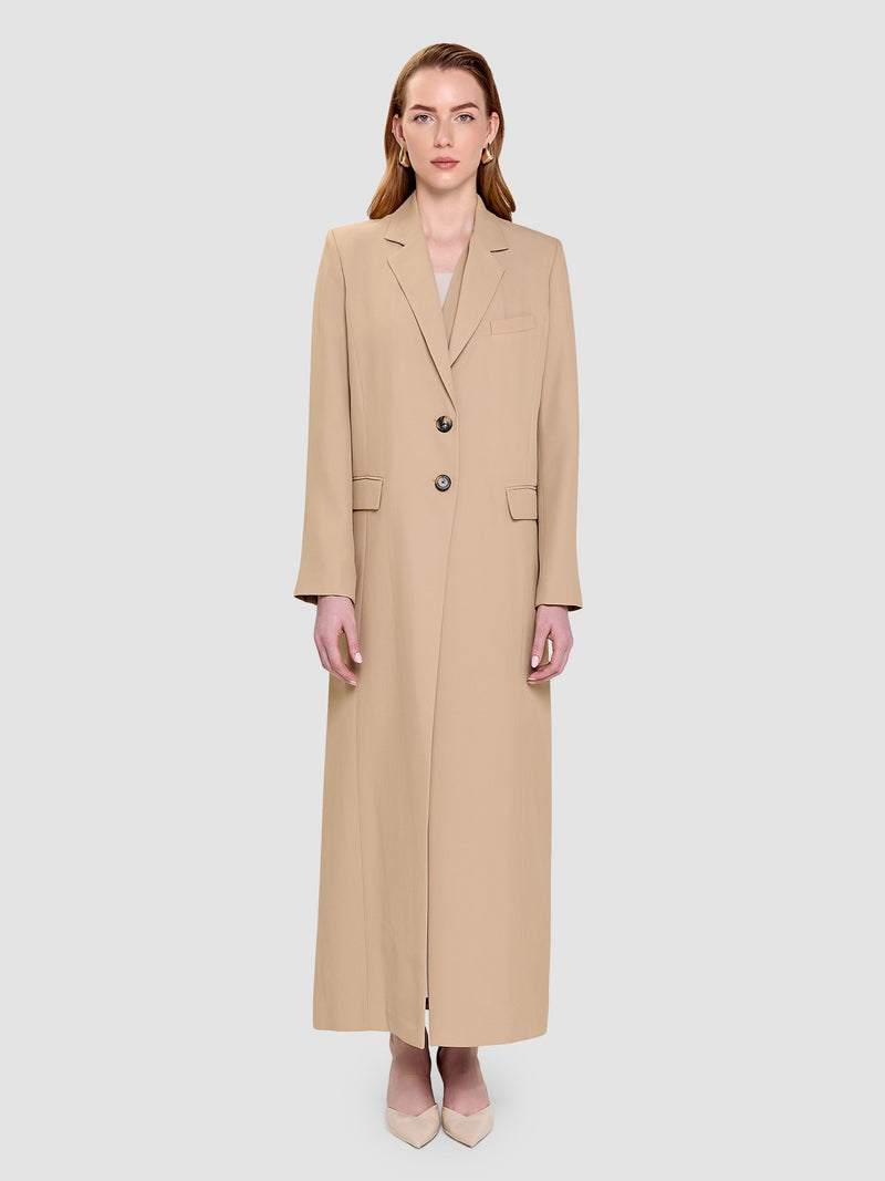 Jhana Long Blazer - Camel