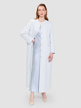 Ohood Long Jacket - Cloud Blue