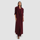 Nouf Long Blazer - Burgundy