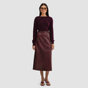 Anastasia Cashmere Jumper - Burgundy