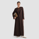 Lena Long Trench - Brown