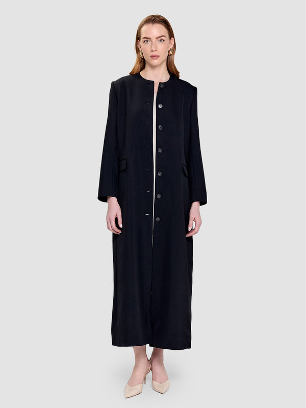 Ohood Long Jacket - Black