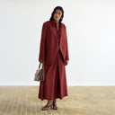 Shamsa Blazer - Burnt Red