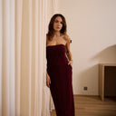 Dalia Top - Burgundy