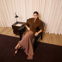 Safia Short Coat - Light Brown