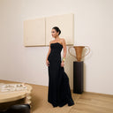 فستان روزا - أسود