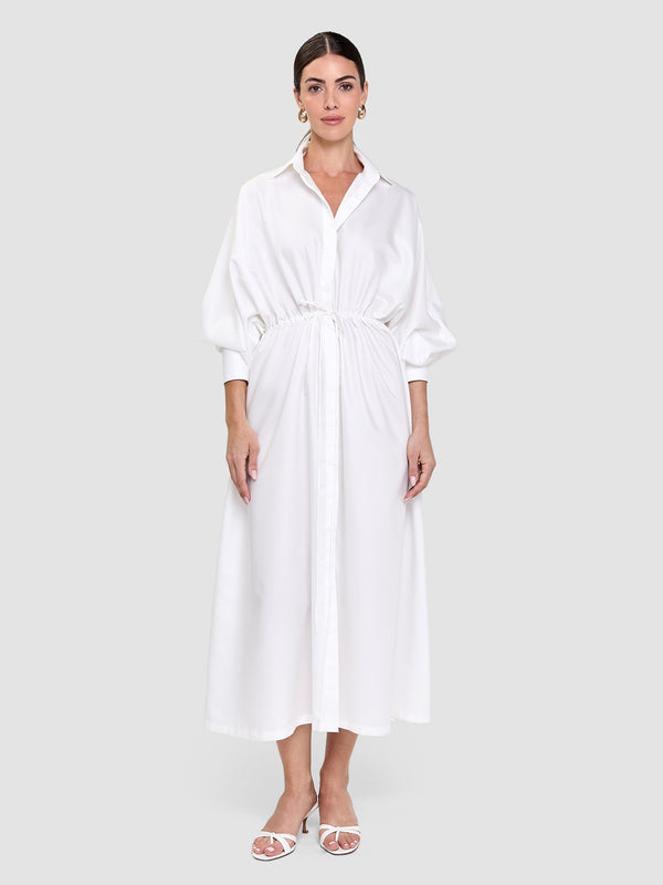 Ratna Shirt Dress - Off White