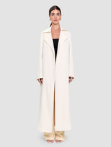 Sheikha Long Trench - Cream