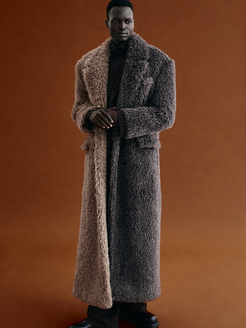 Jad Faux Fur Coat - Men