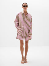 Jennifer Oversized Striped Shirt