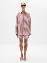 Jennifer Oversized Striped Shirt