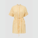 Lina Shirt Dress (Kids) - Yellow / White Stripes