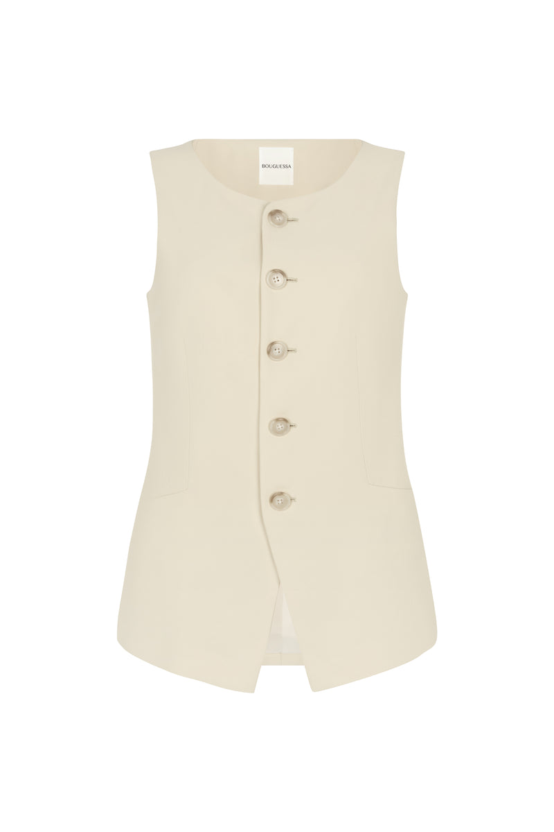 Manel Vest - Soft Yellow