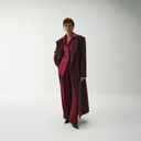 Nouf Long Blazer - Plum