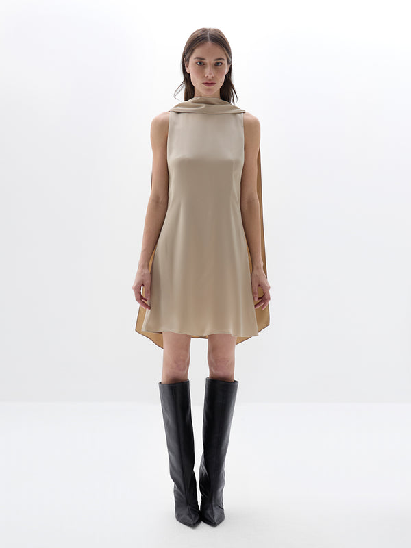 Oumay Dress - Camel