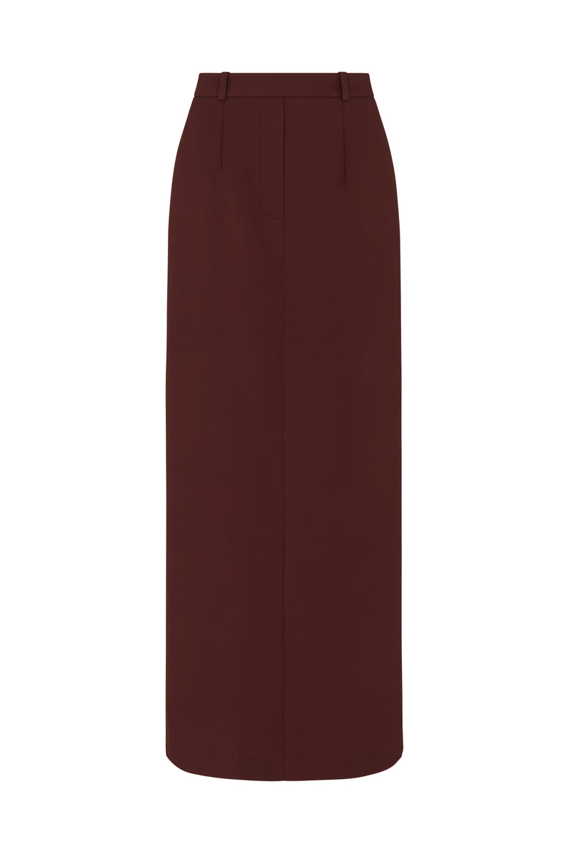 Noura Long Tailored Skirt