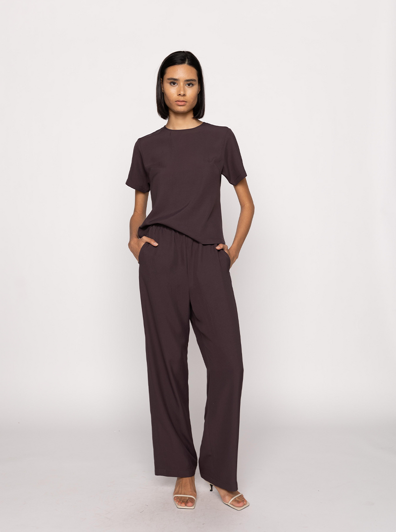 Rabea Top - Aubergine