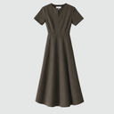 Serena Dress - Ash Brown