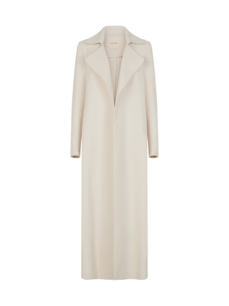 Sheikha Long Trench - Cream