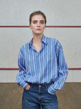 Jen Oversized Striped Shirt