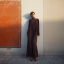 Lena Long Trench - Brown