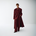 Nouf Long Blazer - Burgundy