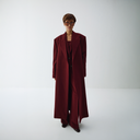 Nouf Long Blazer - Burgundy