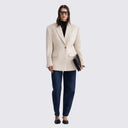 Safia Short Coat - Off-White
