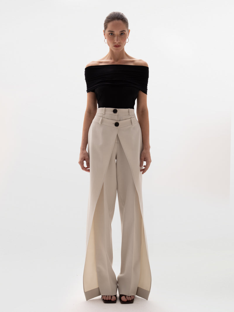 Aya Double Layered Trousers