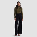 Wei Turtleneck Top - Olive Green