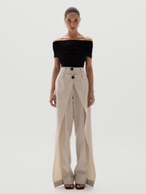 Aya Trousers - Greige