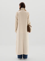 Sheikha Long Trench - Cream