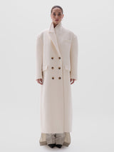 Ross Long Coat - Off White