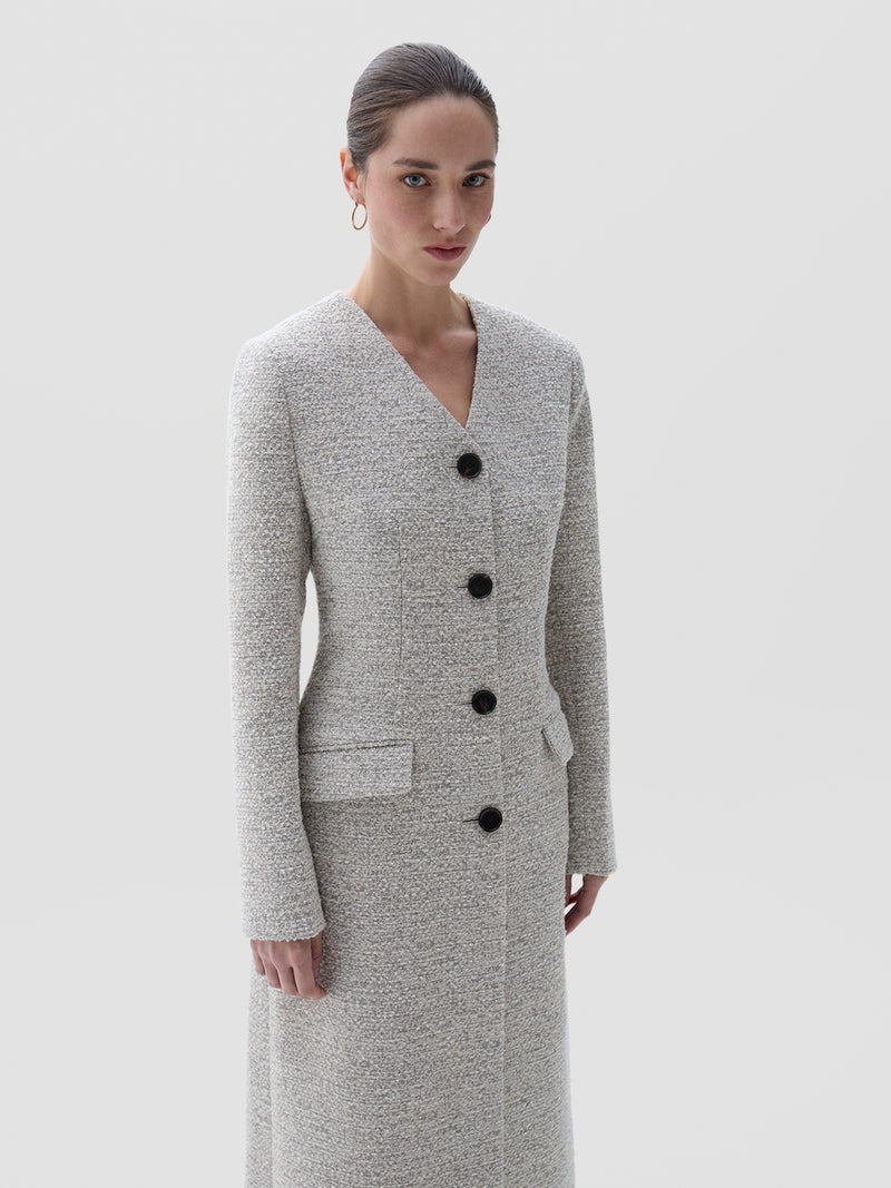 Nojoud Jacket Dress - Greige