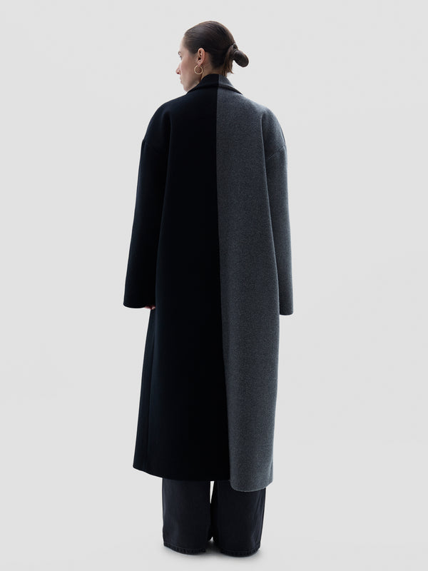 Osa Coat Two-Tone - Grey-Black