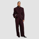 City Blazer - Plum Brown