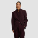 City Blazer - Plum Brown