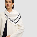 Nomad Silk Scarf Square 90 - Off-White