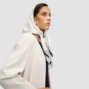 Nomad Silk Scarf Square 90 - Off-White