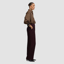 Iconic Tailored Trousers - Plum Brown