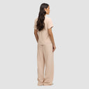 Iconic Elasticated Trousers - Nude Pink