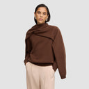 Chalet Cashmere Jumper - Chocolate Brown