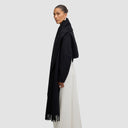 Fringes Coat - Black