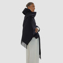 Fringes Coat - Black