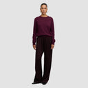 Chalet Cashmere Jumper - Burgundy