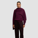 Iconic Elasticated Trousers - Plum Brown