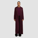 City Long Trench - Plum Brown